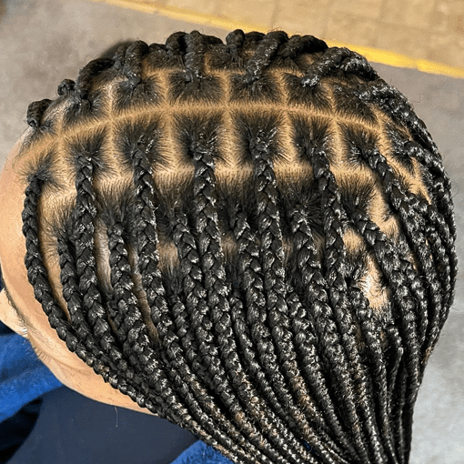 Knotless braids - Elodema Hair