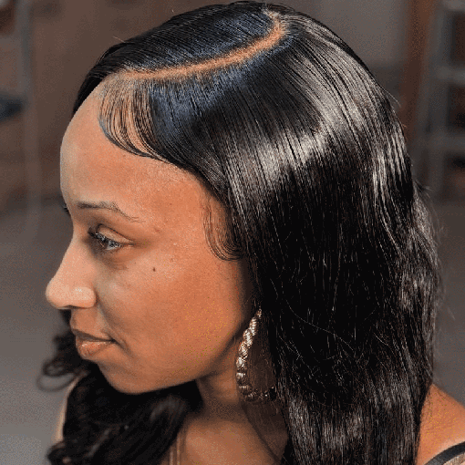 Closure wig install