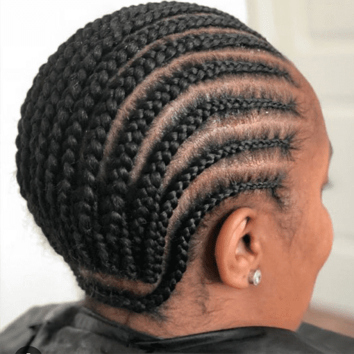 Under wig cornrow