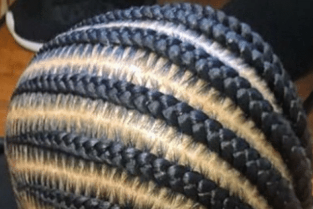 straight back braids